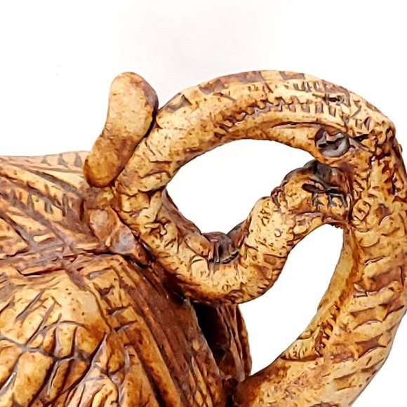 OOAK Elephant Teapot hand made slab built pottery - Picture 6 of 9